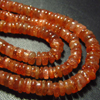 AAA - High Quality - So Gorgeous - SUNSTONE - Smooth Tyre wheel Shape Beads Nice Fire 15 inches Long strand size - 5 - 5.5 mm approx